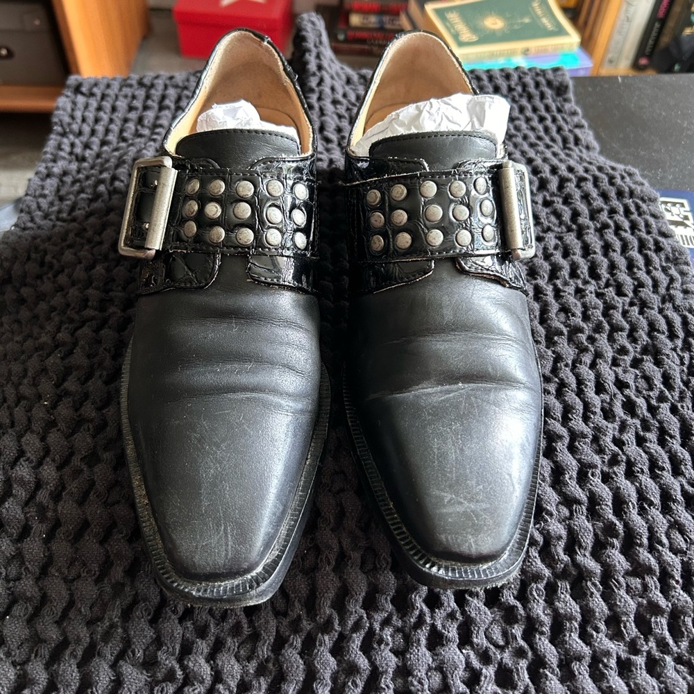 John Fluevog Magnum buckle up shoes W8